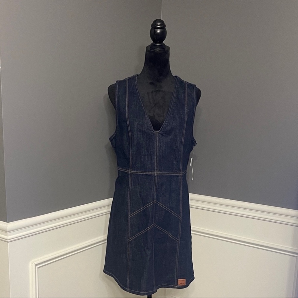 NWT! Old Navy x Anna Sui Sleeveless Denim Mini Dress - Picture 5 of 10